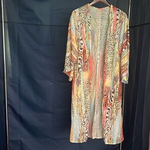 Beautiful tropical beach cover up